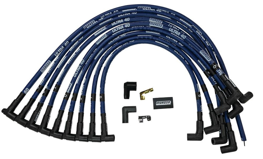 Ultra 40 Moroso Spark Plug Wire Set SBC 90 HEI