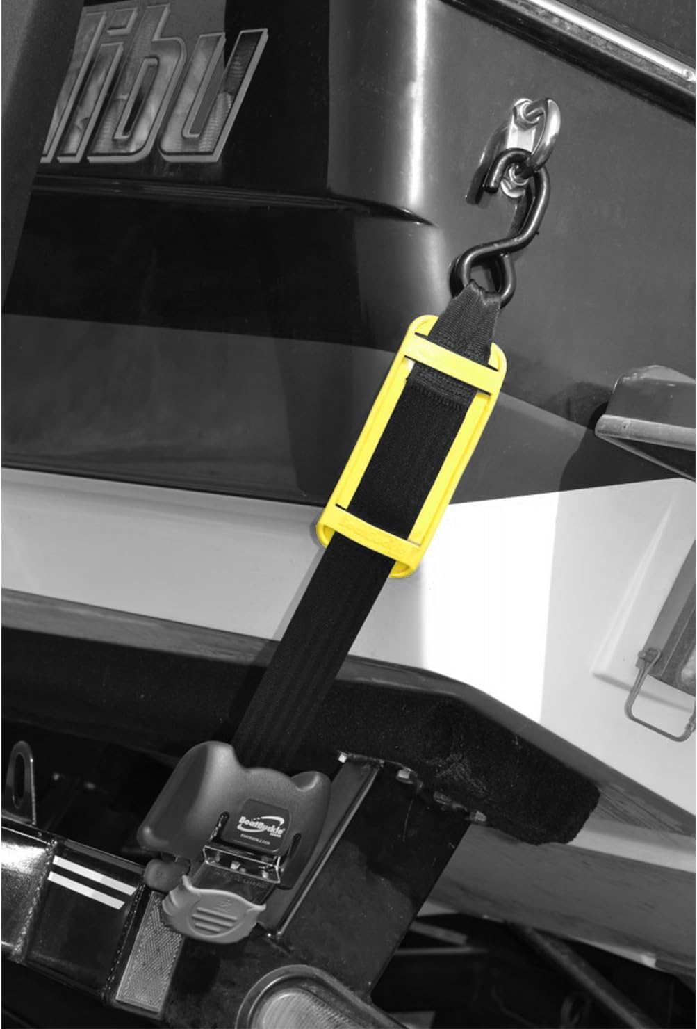 BoatBuckle Ratchet Strap Protectors, Boat Pads, Protective Sleeves for Trailer Tie Down Straps, Fits Retractable Ratchet Straps, 2-Pack