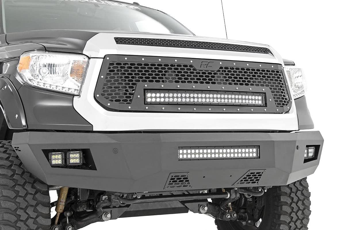 Rough Country Front Heavy Duty LED Bumper for 2014-2021 Toyota Tundra - 10777