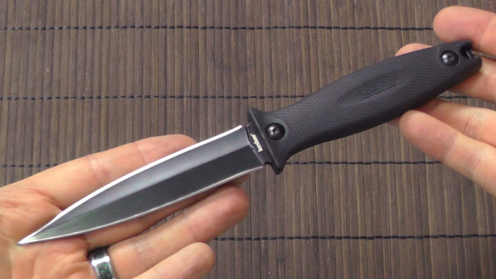 Kershaw Boot Knife Secret Agent (4.4" Black) 4007