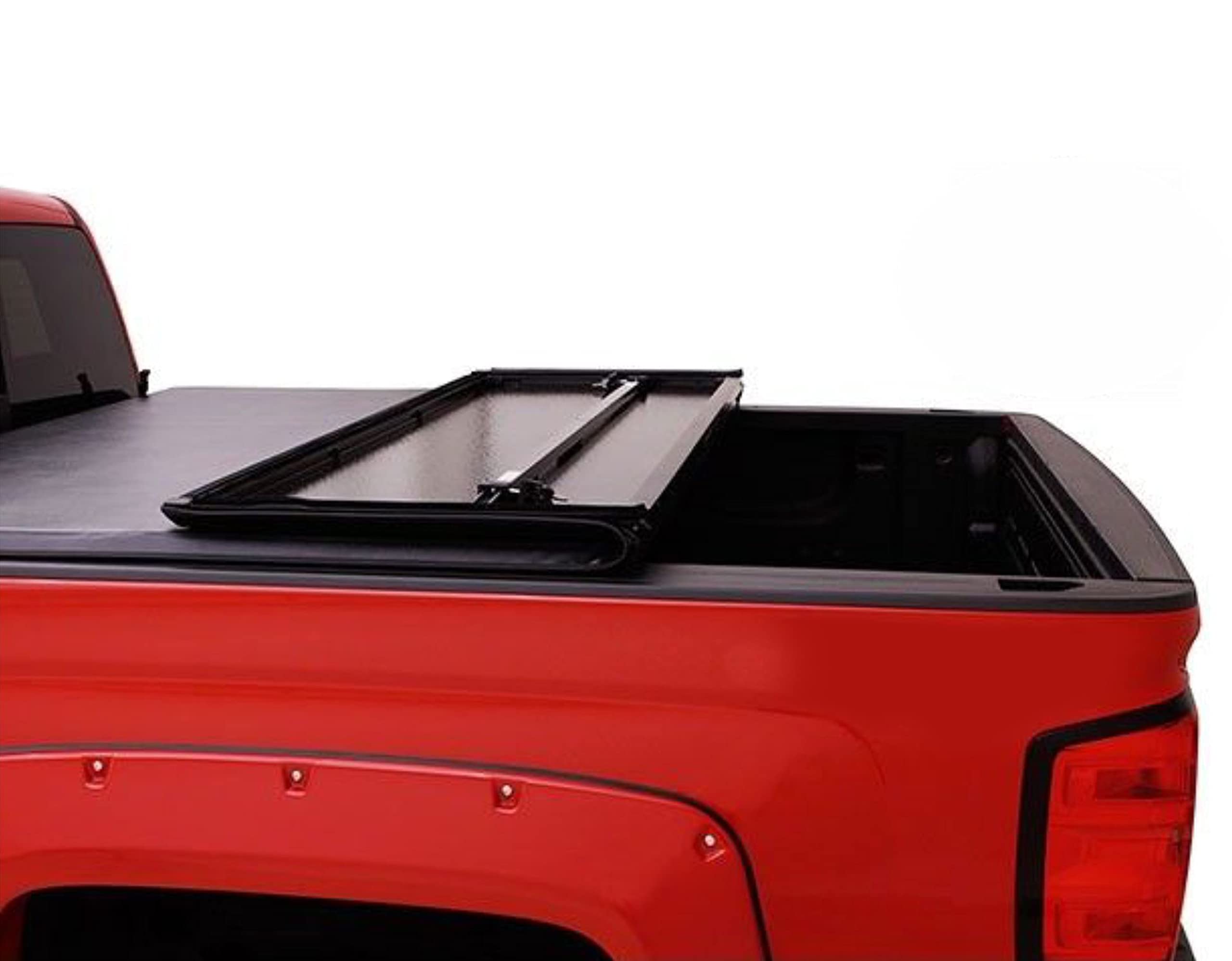 Hard Black Horse High Profile Trifold Truck Bed Tonneau Cover Compatible with 09-10 Dodge Ram 1500|11-23 Ram 1500|11-23 Ram 2500|2010 Dodge Ram 2500-3500|11-23 Ram 3500 6.4ft/6.5ft bed-HTF-DO18