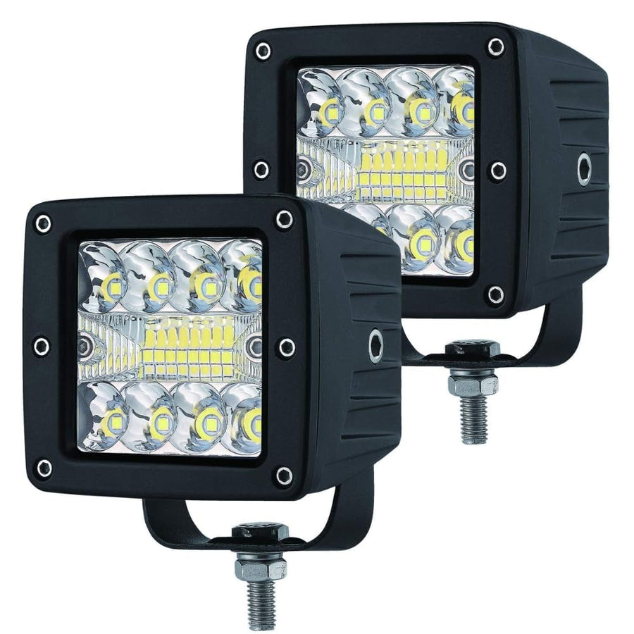 RACESPORT ECO-LIGHT LT Race Sport Lighting RS3X3FECO High Power FLUSH MOUNT Style Auxiliary Lights (Sold as Pairs)