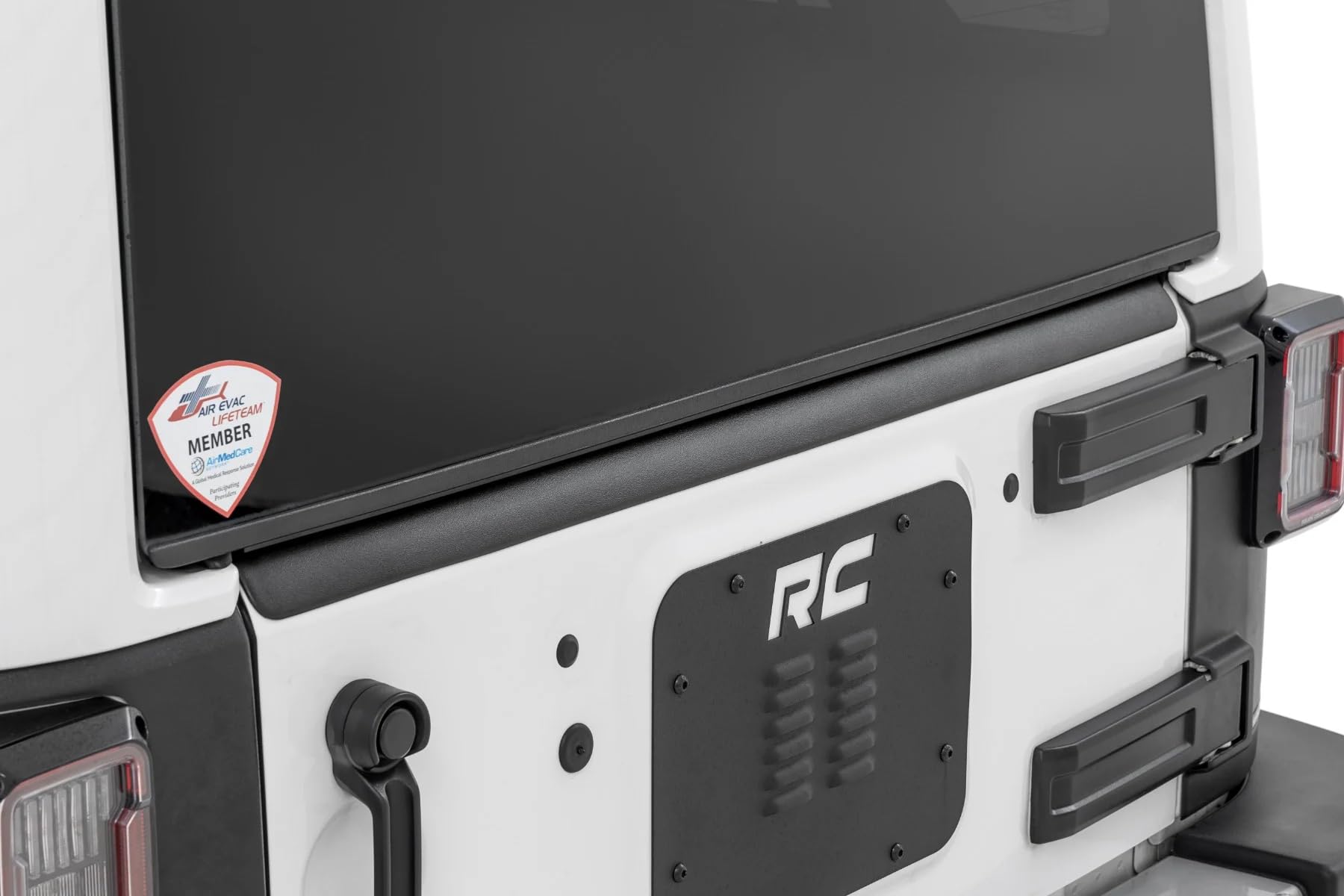 Rough Country Tailgate Protector for Jeep Wrangler JK/Unlimited (2007-2018) - Durable Protection, Scratch & Impact Resistant, Easy Install