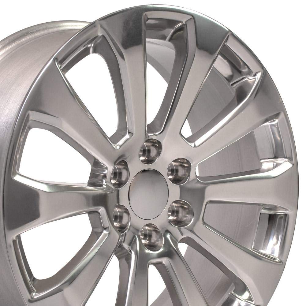 22 Inch OE Wheels CV95 Rim Fits Suburban 1500 High Country Style 6x139.7 22x9 Polished - Hollander 5922 (1)