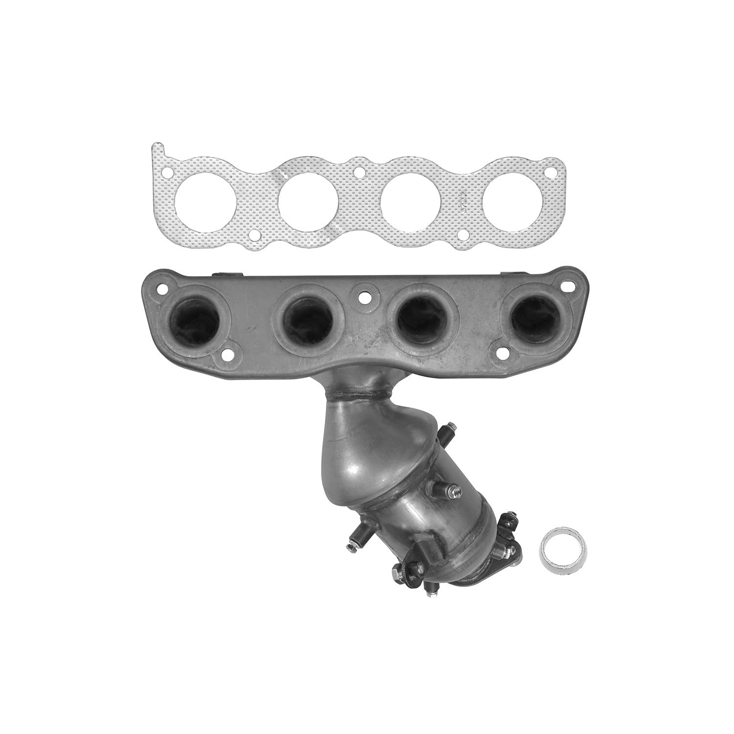 Catalytic Converter New with Integrated Exhaust Manifold for Sentra
