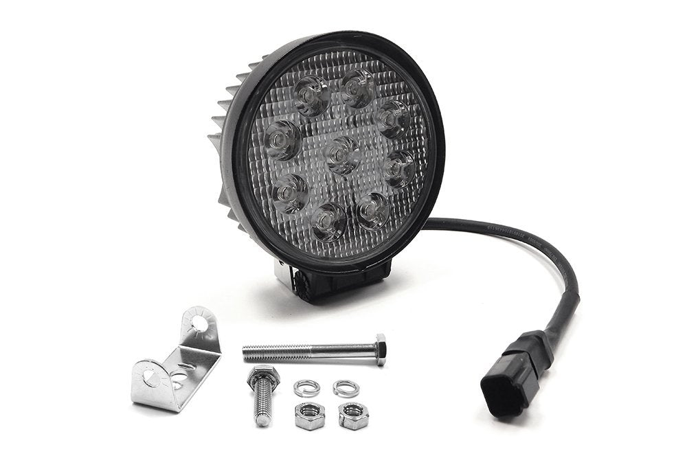 4.5" Southern Truck 27W Round LED Light Flood (DT Harness 79900/2,160 Lumens