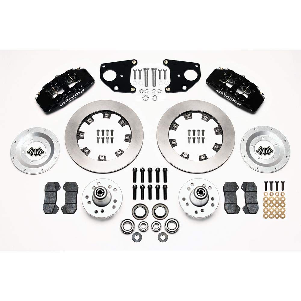 Front Hub Kit, DP6A 12.19", Drilled, Red