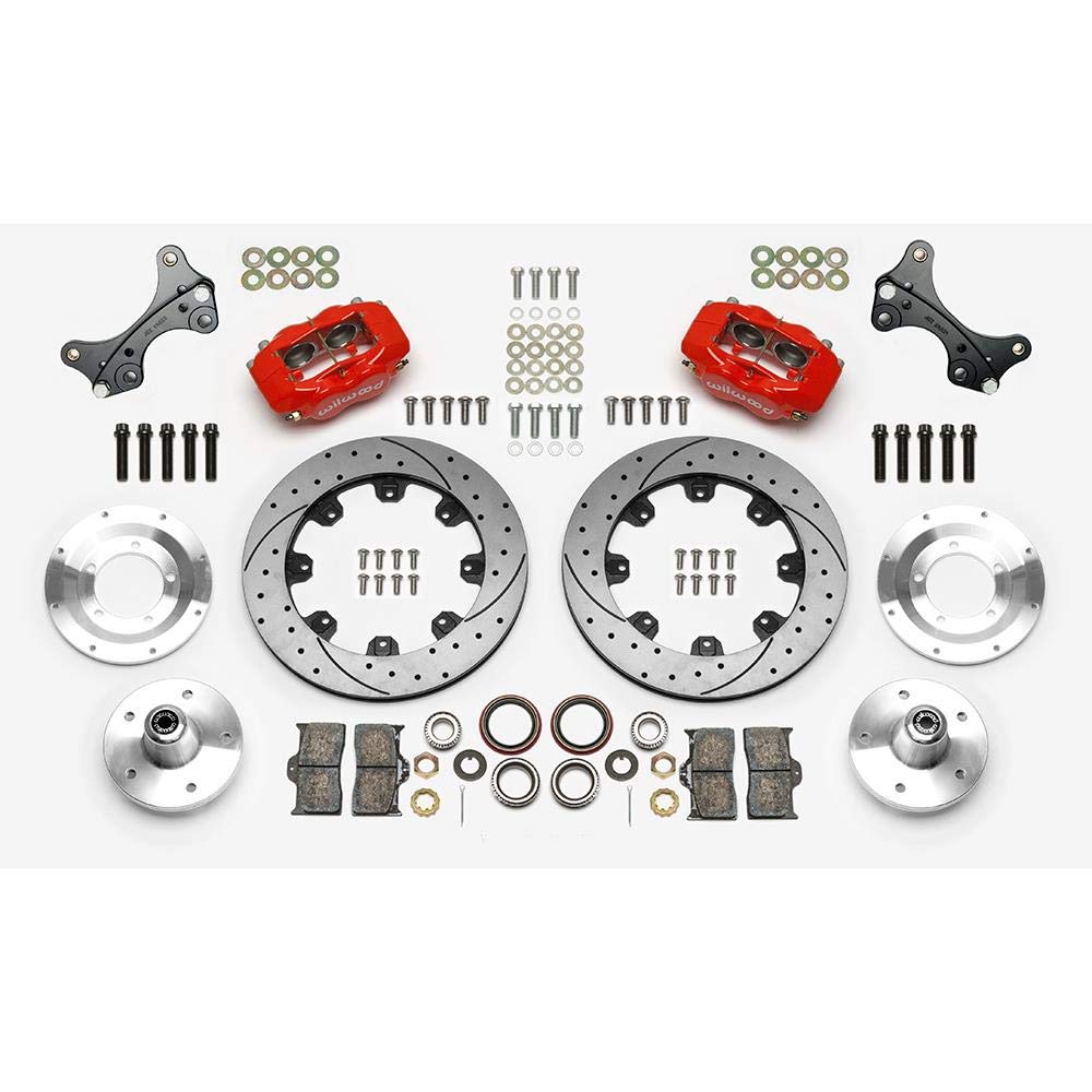 12.19" FDLI Drilled-Red Front Kit