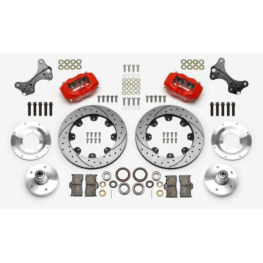 12.19" FDLI Drilled-Red Front Kit