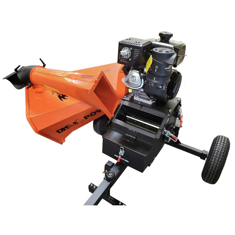 Detail K2 14 HP 6 in. Cyclonic Wood Chipper Shredder with CH440 Command PRO Commercial Gas Engine