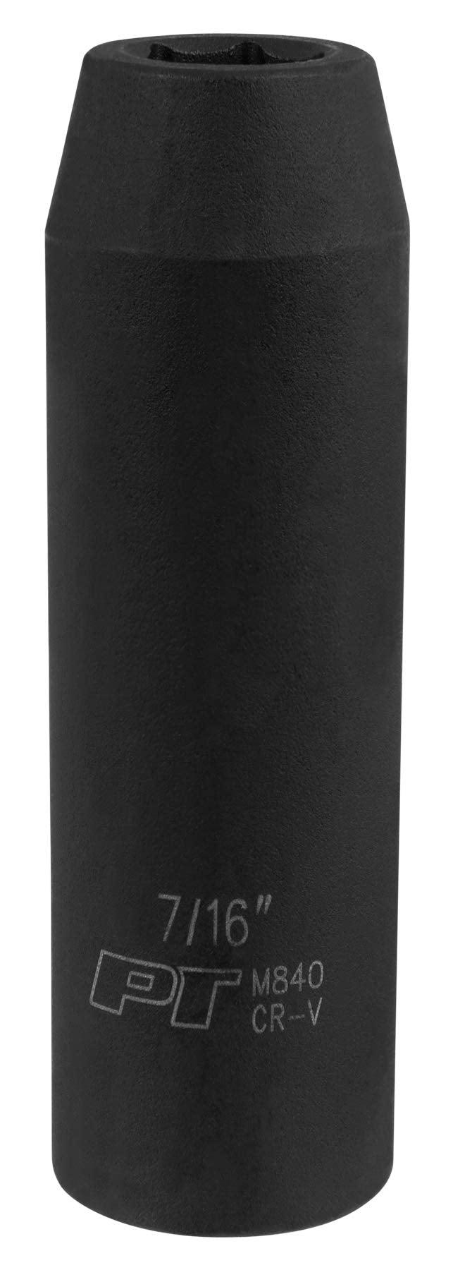 M840 Performance Tool 1/2 Drive Impact Socket, 7/16 - Durable and Reliable Socket for Heavy-Duty Tasks with High Torque Requirements