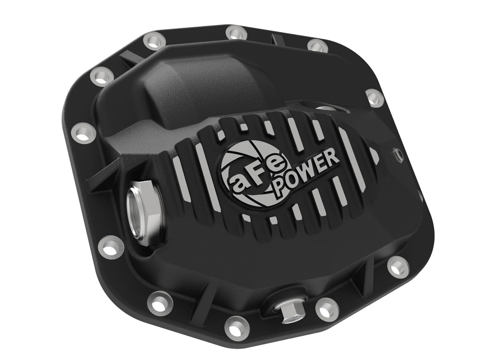 aFe POWER Front Differential Cover Pro Series Black w/Oil - #46-71011B - Jeep Wrangler (JL) 18-23 L4-2.0L (t)/ V6-3.6L (Dana M186)