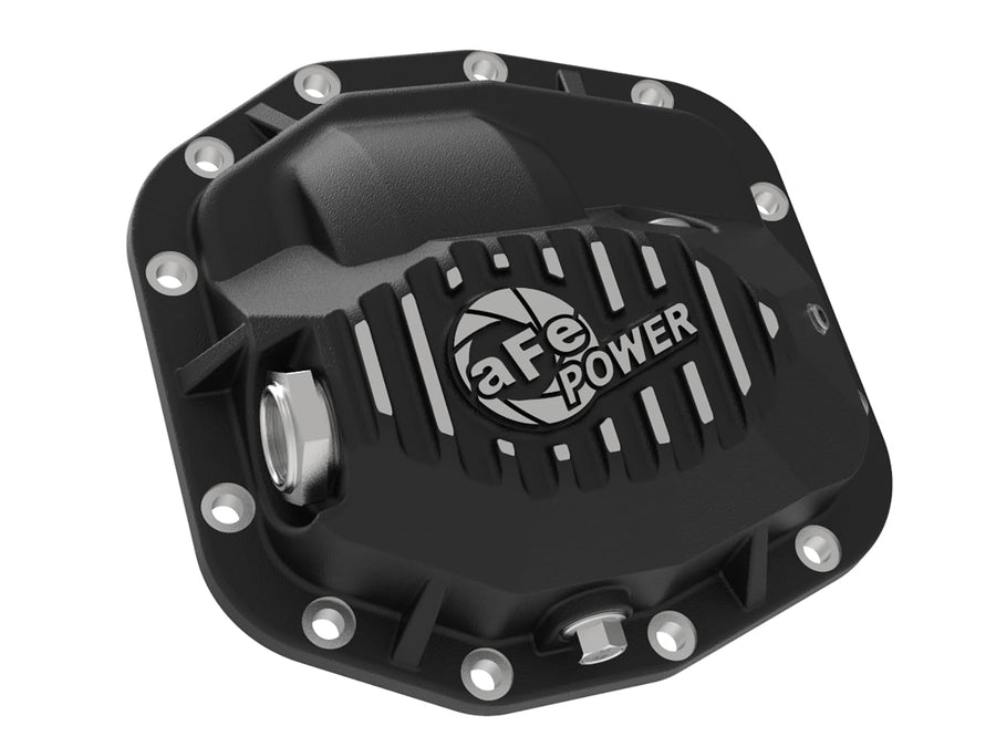 aFe POWER Front Differential Cover Pro Series Black w/Oil - #46-71011B - Jeep Wrangler (JL) 18-23 L4-2.0L (t)/ V6-3.6L (Dana M186)