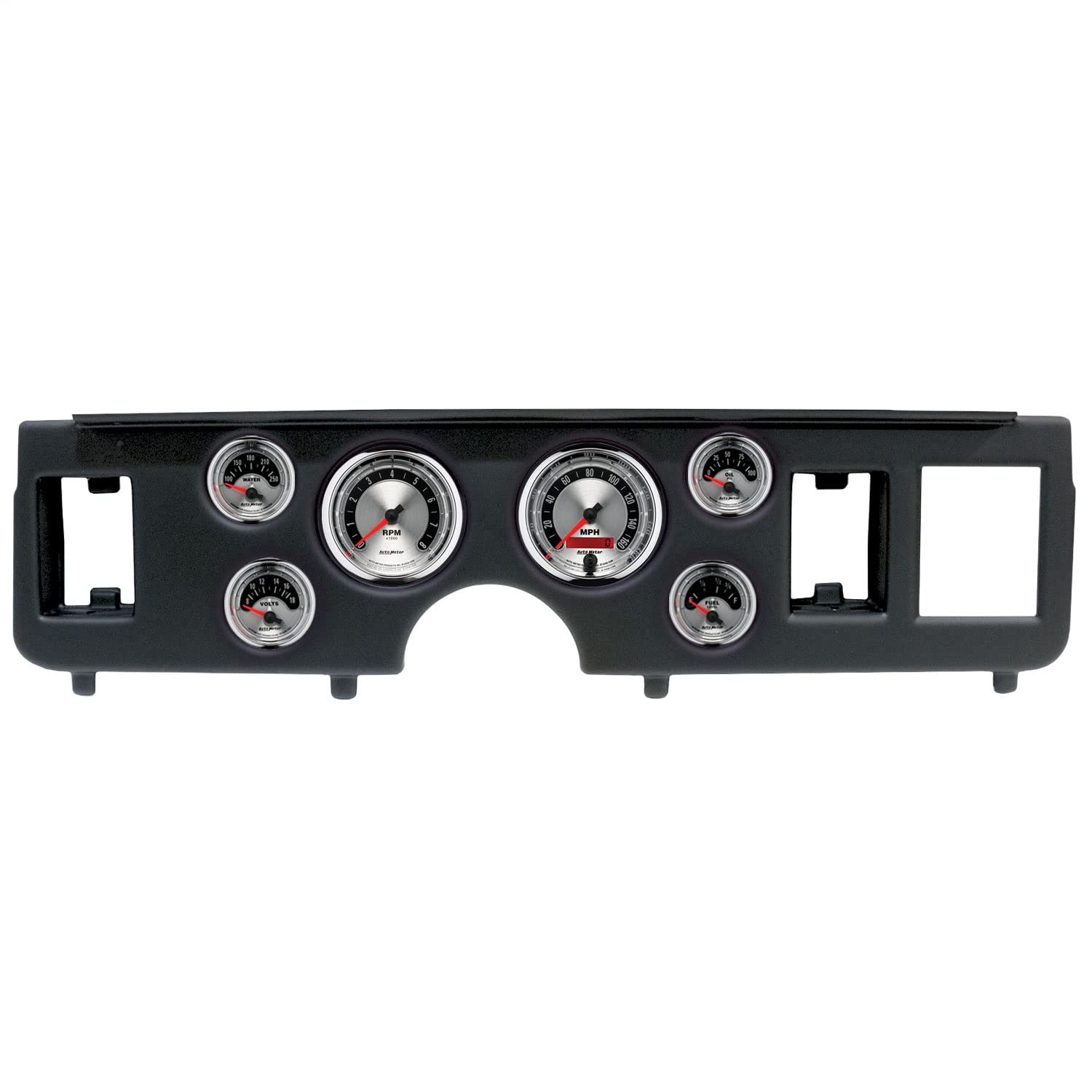 AUTO METER Direct Fit Dash Kit 2917-01, (3 3/8" X2, 2 1/16" X4), Ford Mustang 79-86, American Muscle