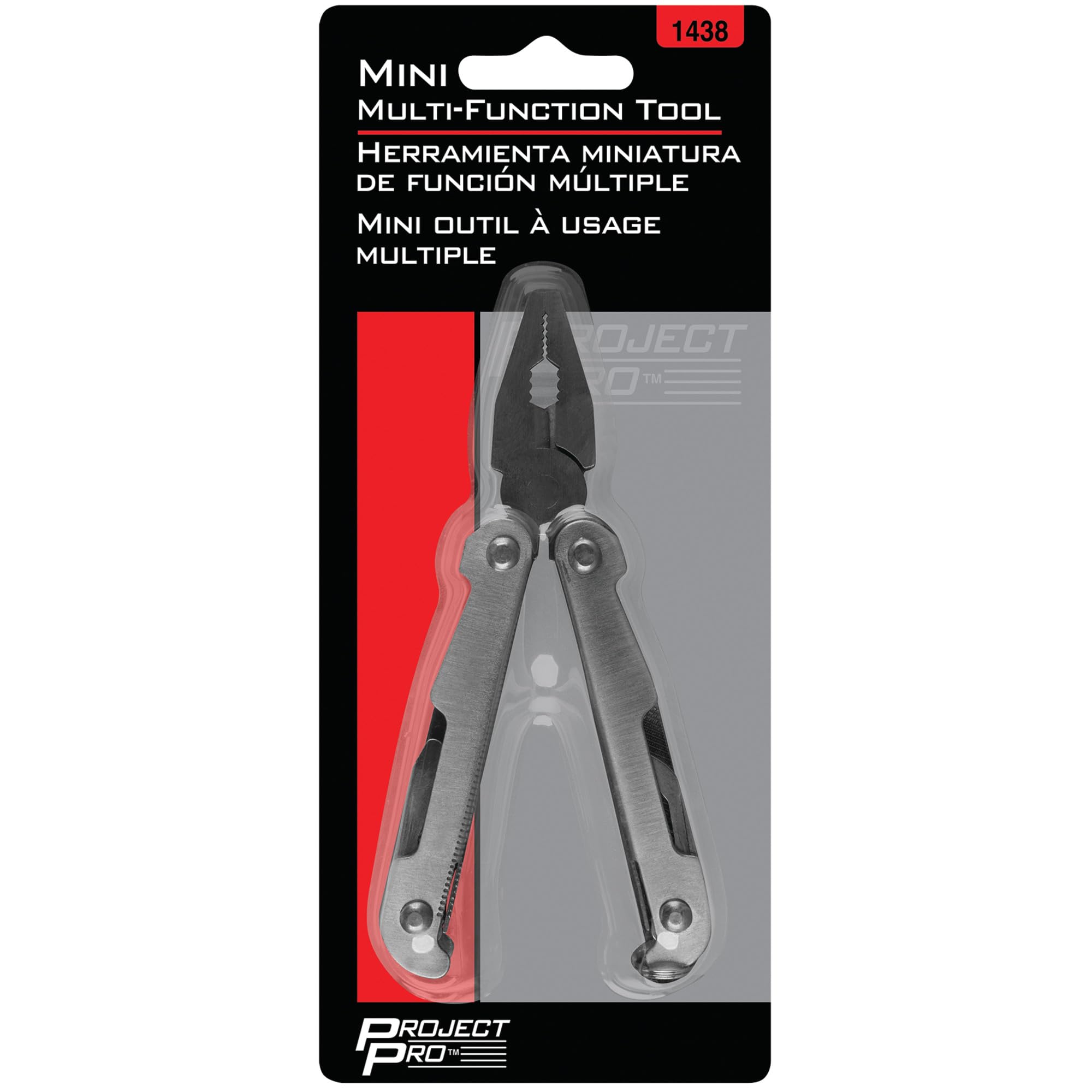 5-in-1 Performance Tool Multi-Tool with Screwdriver, Pliers, Knife, Bottle Opener, and Cutter, Made of Durable Stainless Steel