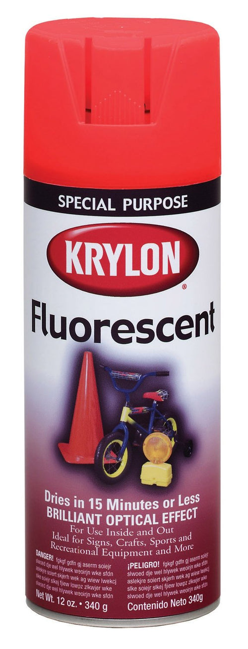 Fluorescent Krylon Spray Paint, White