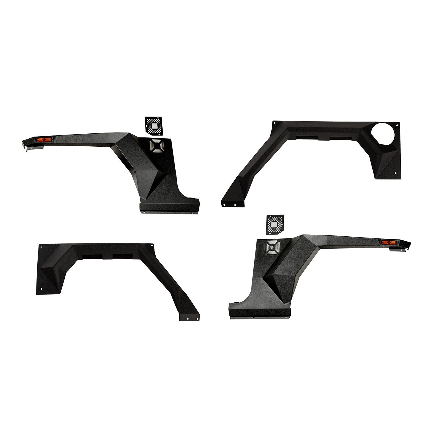 XHD Armor Fender Kit, Rugged Ridge | Liner | 11615.05 | Fits 2007-2018 Jeep Wrangler JK 2-Door