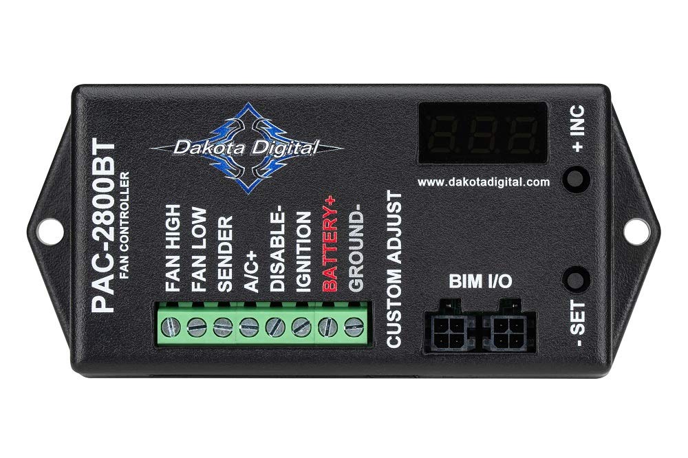 Dakota Digital Electronic Fan Controller PAC-2800BT 70 Amp with Bluetooth Control