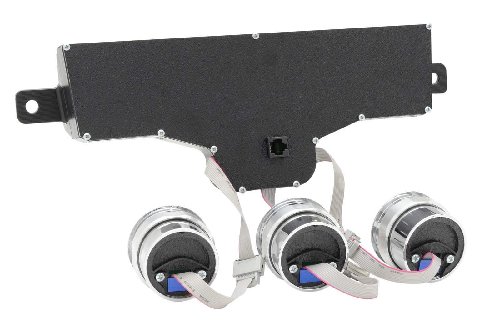 Dakota Digital 61 62 Chevy Impala VHX-61C-IMP-C-B Analog Dash Gauge System Carbon Blue