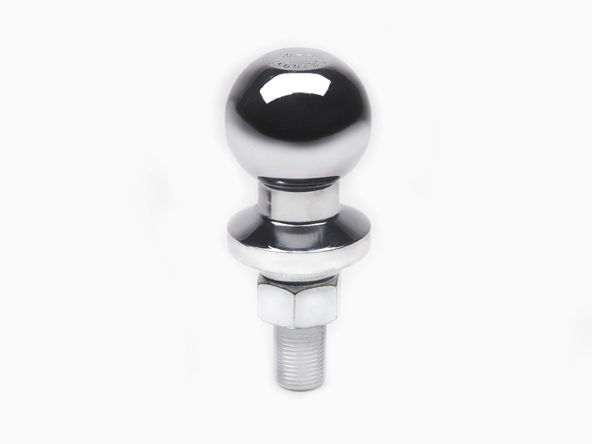 3.25" Drop Down Armordillo Loaded Ball Mount Trailer Tow Hitch with 1.25" Receiver Tube Universal Fit - Black