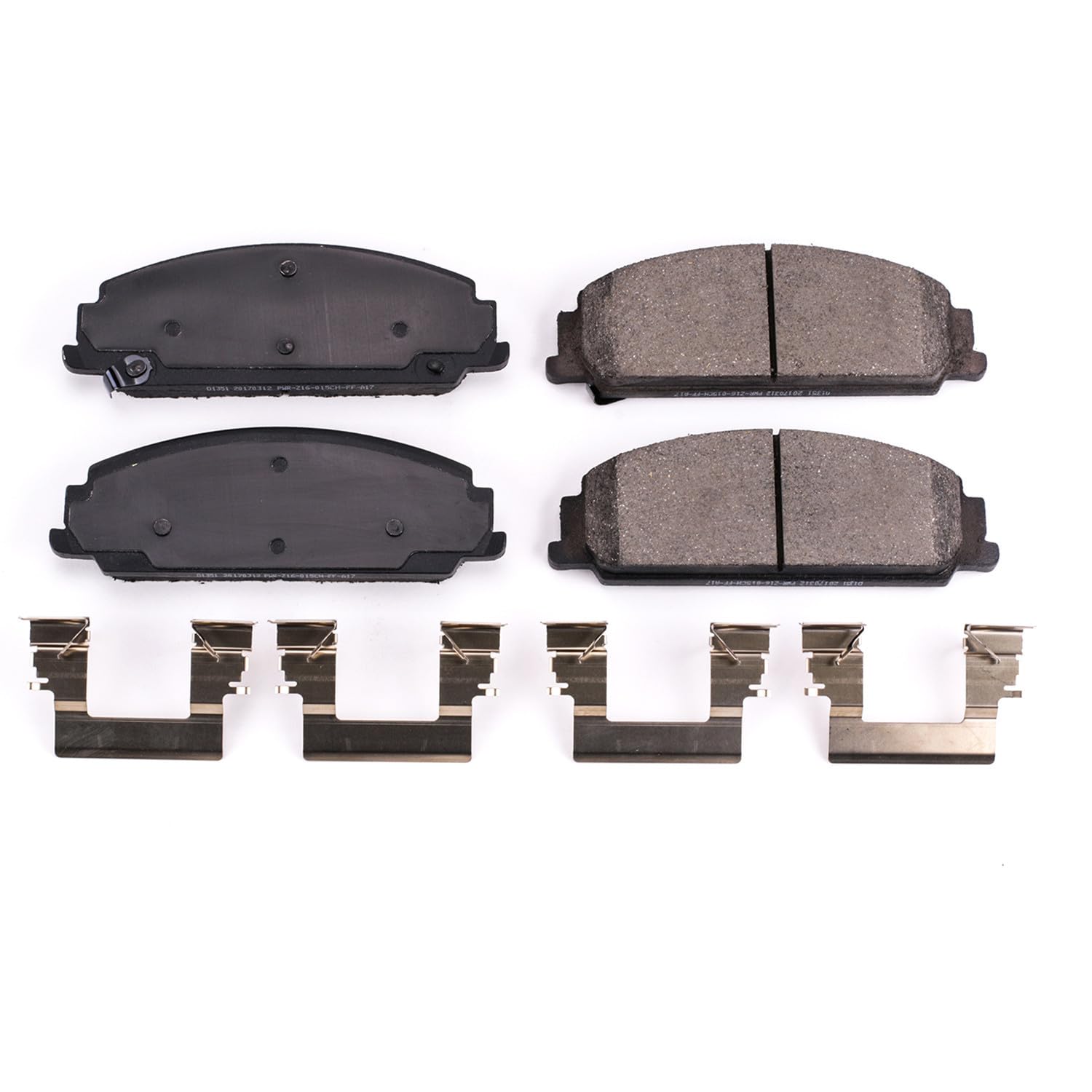 Power Stop Brake Kit Front For Pontiac G8 2008-09 - Ceramic Brake Pads With Installation Hardware, 17-1351