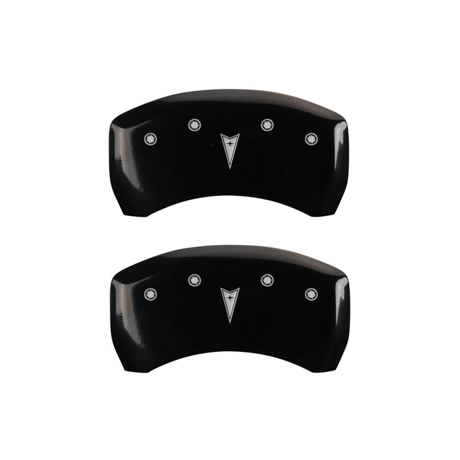 Caliper Covers MGP 18025SPONBK with Black Powder Coat Finish, (Set of 4)