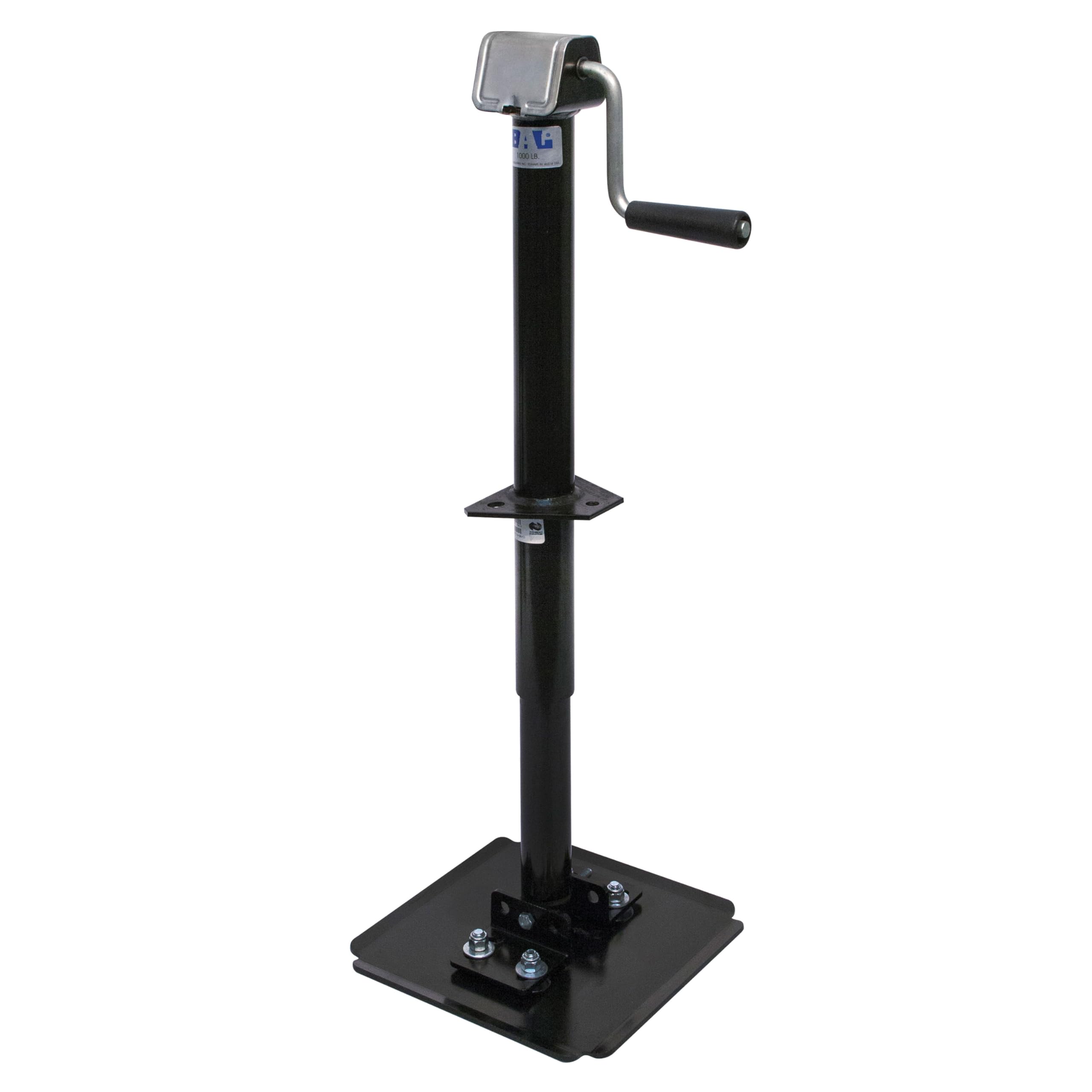 Big Bad Foot Pad BAL 29160 – 10" x 10" Oversized Jack Base for RVs & Trailers – Prevents Sink-In, Distributes Weight, Heavy-Duty Construction, Easy Attachment