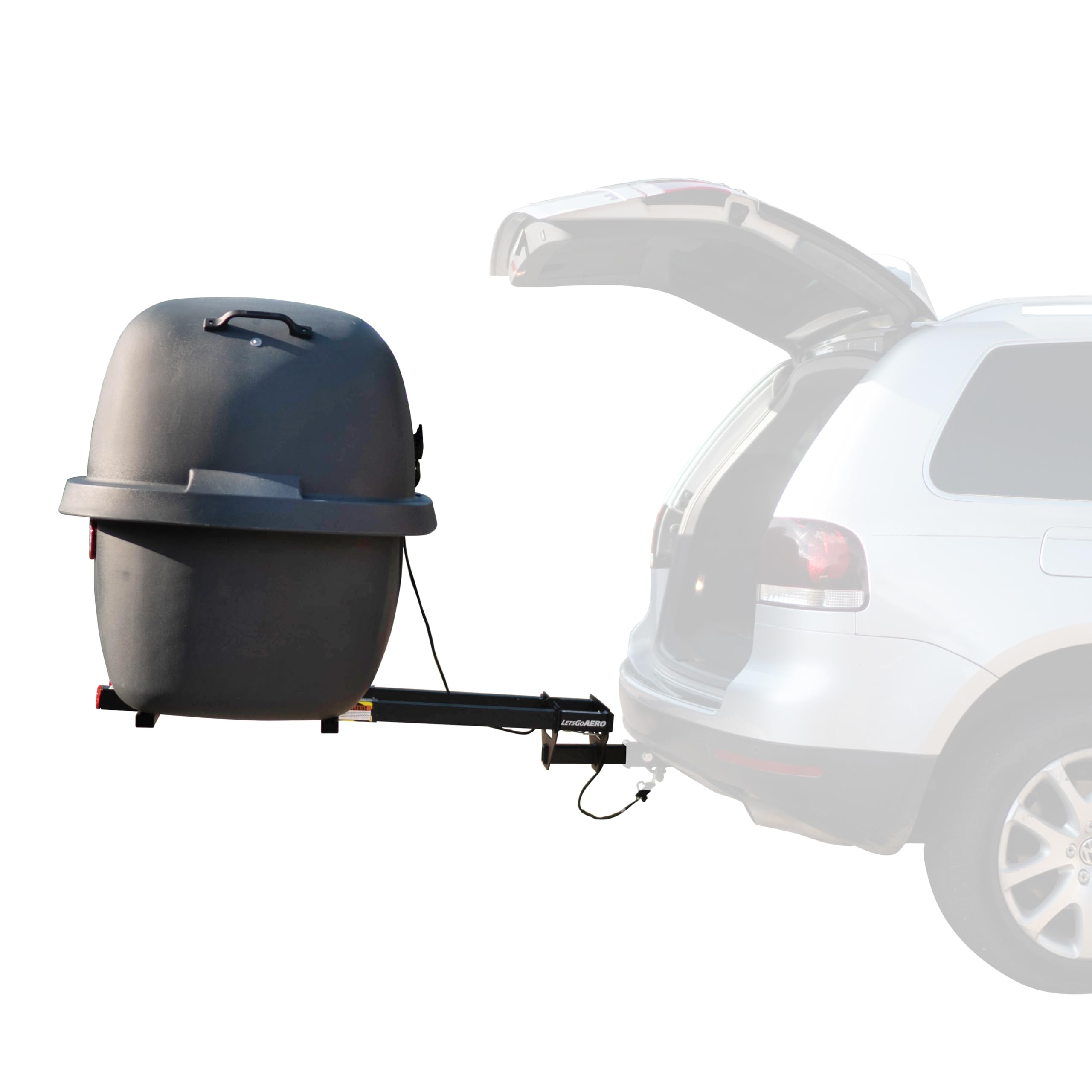 Let's Go Aero Slideout GearSpace Hitch Cargo Carrier -Dark Gray