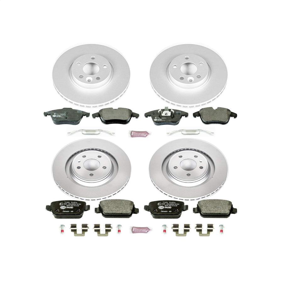 Euro-Stop Brake Kit Power Stop ESK5610 For Volvo S80 2007-2008 [Model Specific]