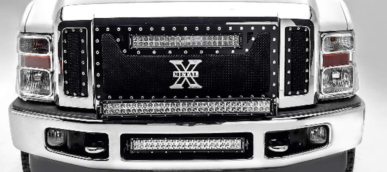 ZROADZ Black Front Bumper LED Bracket 2008-2010 F250/350 Z325632