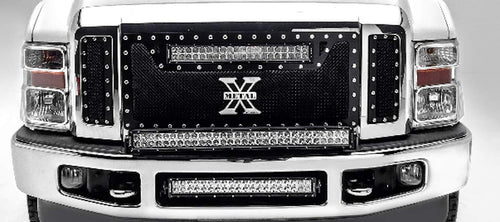ZROADZ Black Front Bumper LED Bracket 2008-2010 F250/350 Z325632