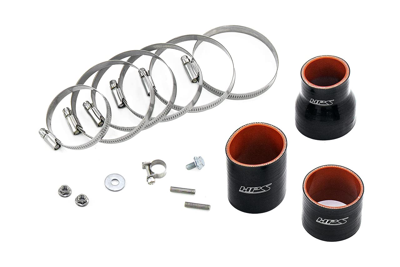HPS Performance Upper Charge Pipe Polished Cold Side Compatible for 2018-2022 Honda Accord 1.5L Turbo, 17-134P