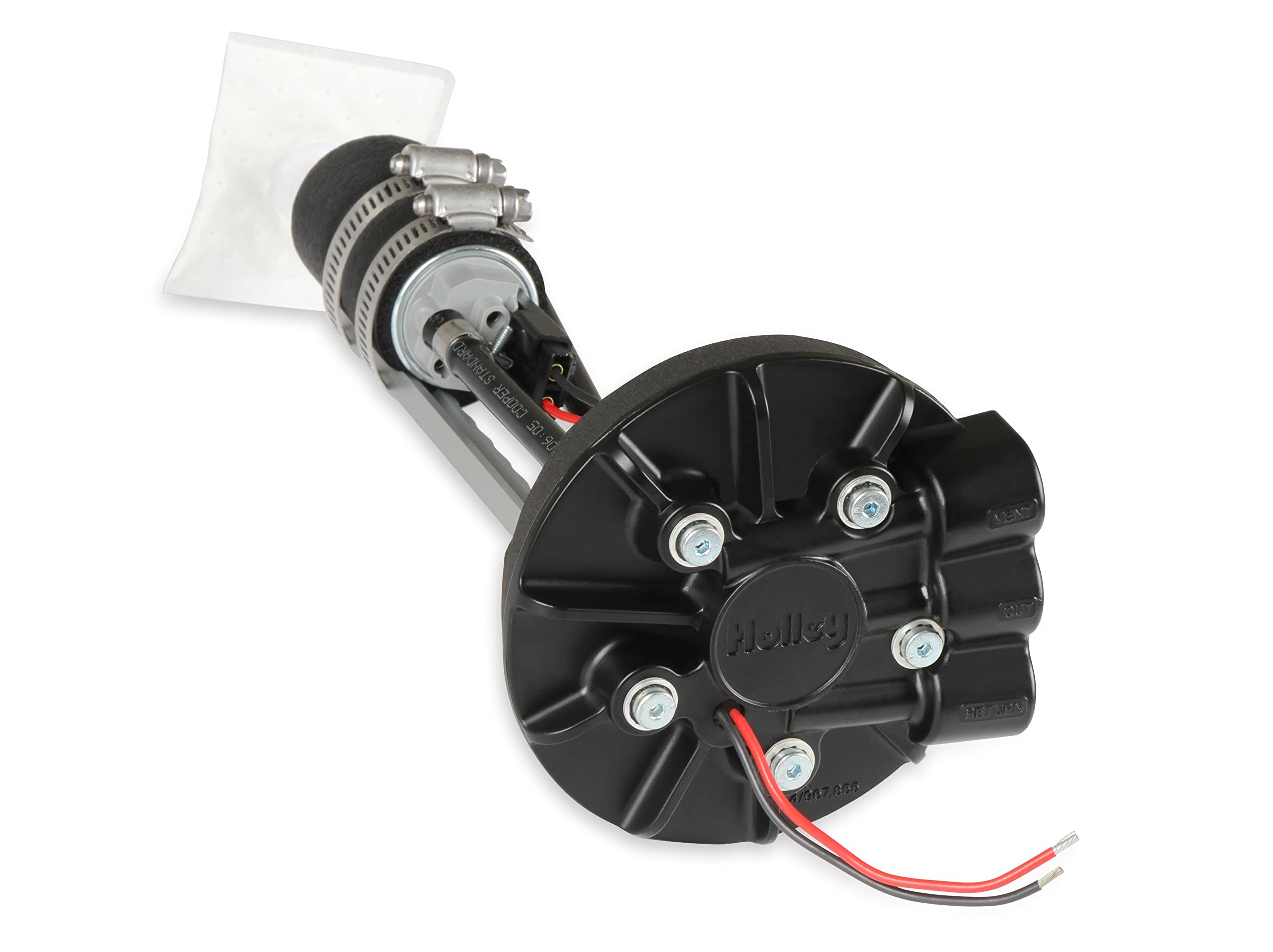 12-168 Holley: Die Cast Retrofit Fuel Pump Module W/Return 255 Lph