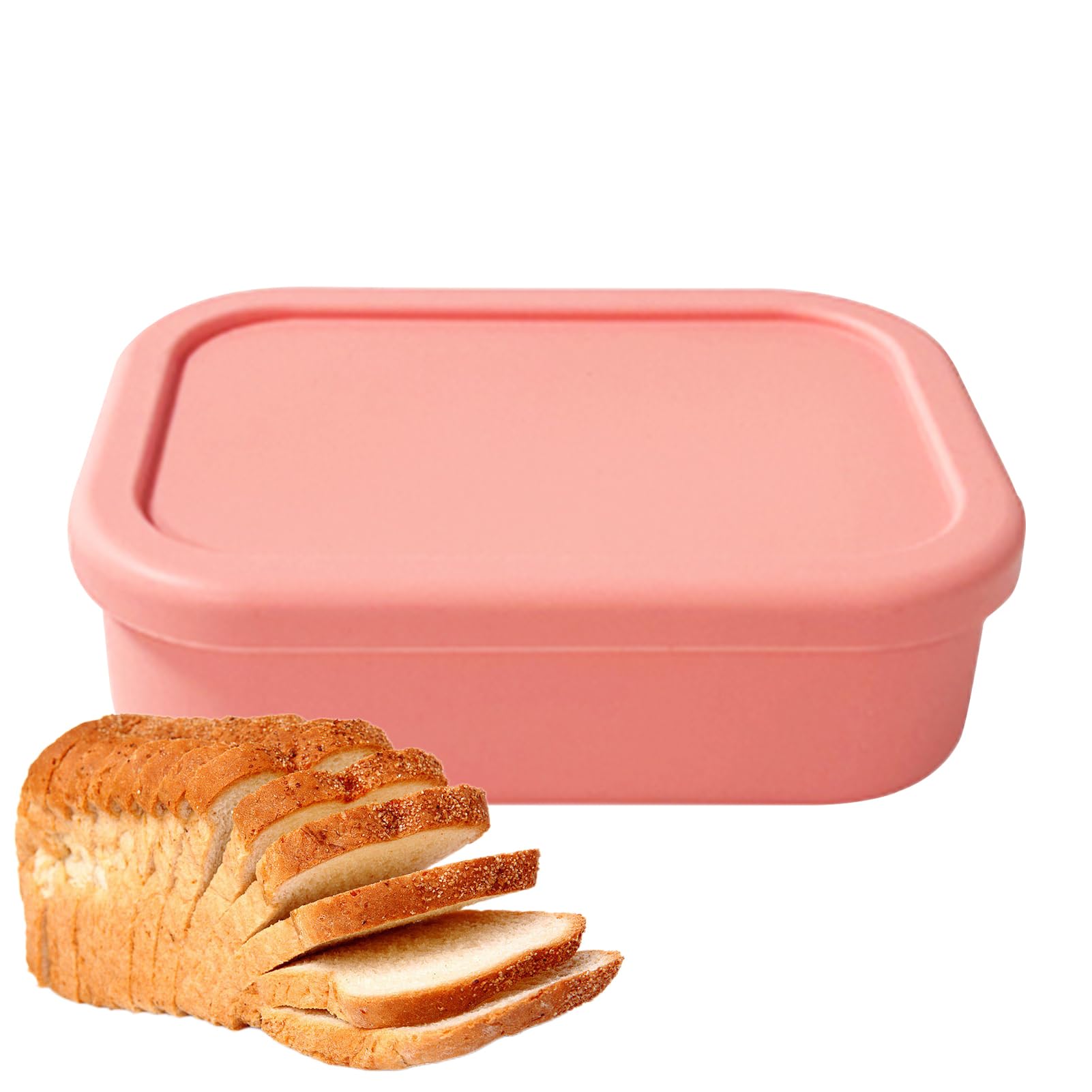 Silicone Lunch Box AAKG, Silicone Lunch Container, Food Grade Portable Silicone Food Box | Microwave Lunch Bag Safe Food Container