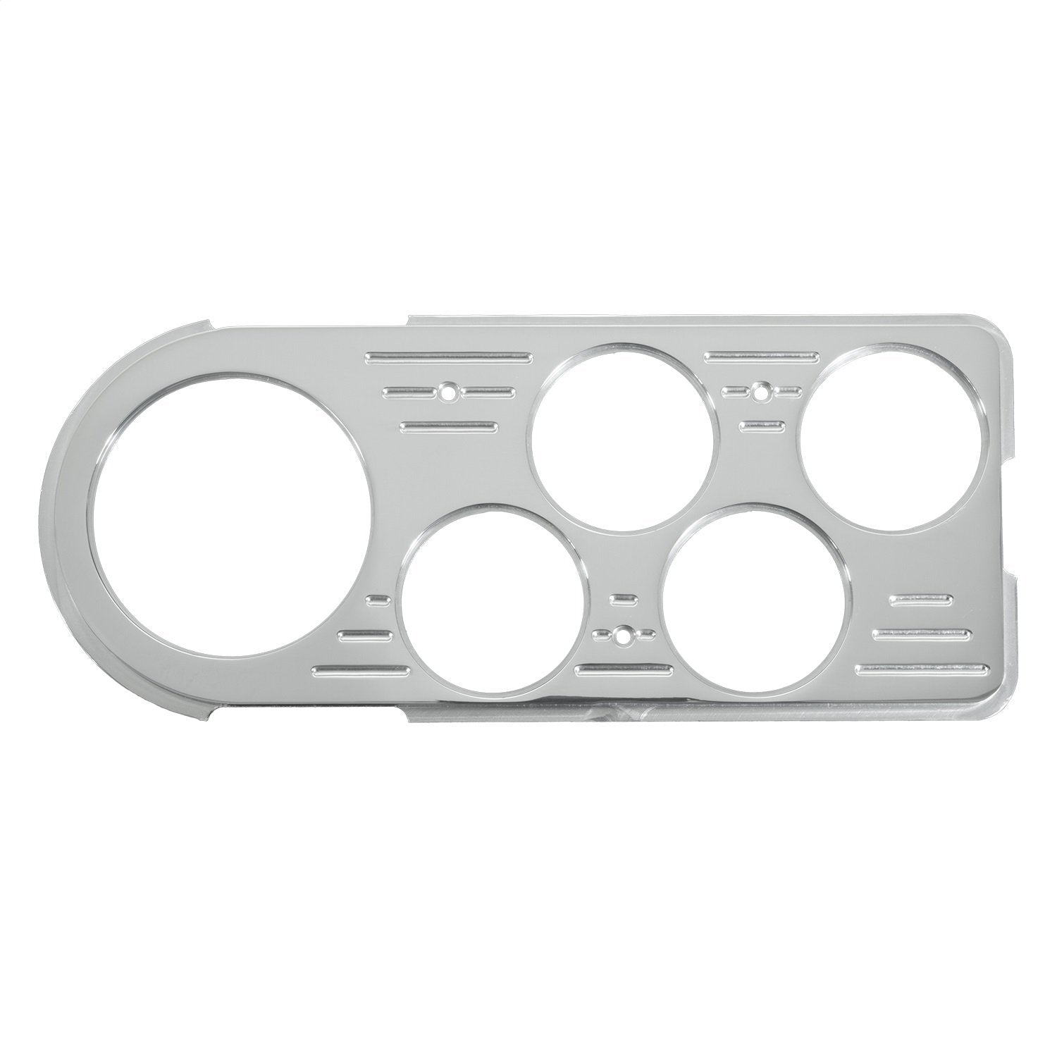 Dash Panel AUTO METER, Ford Truck 48-50, 1 X 3-1/8", 4 X 2-1/16", Billet