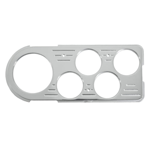 Dash Panel AUTO METER, Ford Truck 48-50, 1 X 3-1/8", 4 X 2-1/16", Billet
