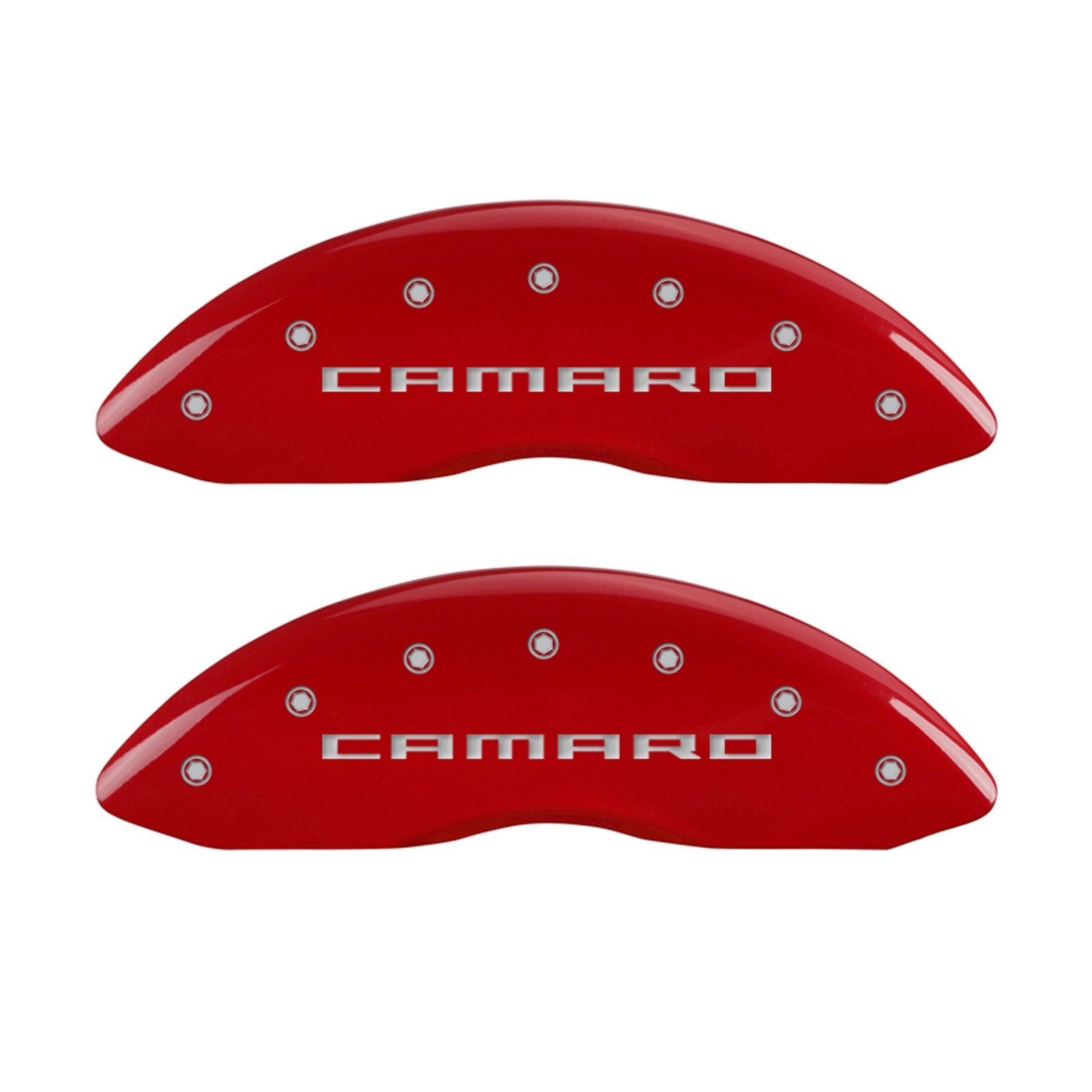 Caliper Covers MGP 14036SZ85RD with Red Powder Coat Finish, (Set of 4)
