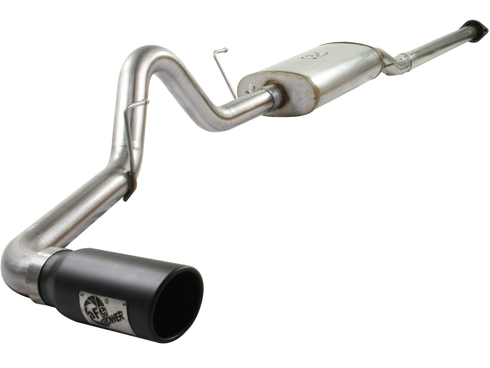 aFe Mach Force XP 49-43015-B 3" Stainless Steel Cat-Back Exhaust System with Black Tip for Ford F-150 V8 4.6/5.4L