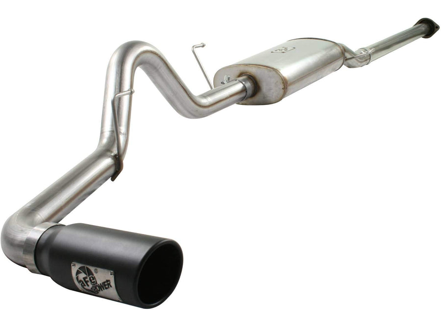 aFe Mach Force XP 49-43015-B 3" Stainless Steel Cat-Back Exhaust System with Black Tip for Ford F-150 V8 4.6/5.4L