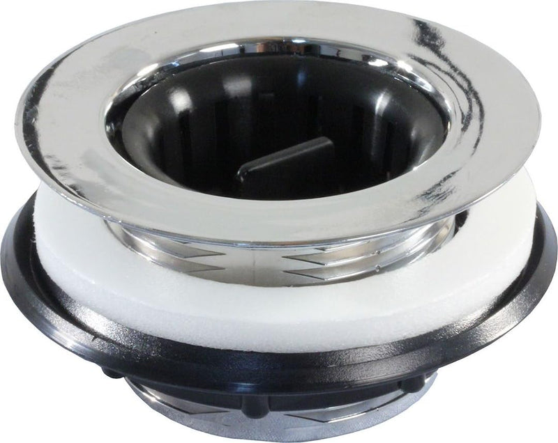 Strainer JR Products 95035 with Threaded Basket - Chrome