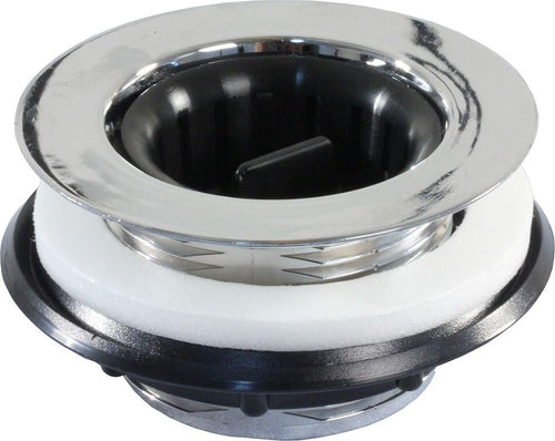 Strainer JR Products 95035 with Threaded Basket - Chrome