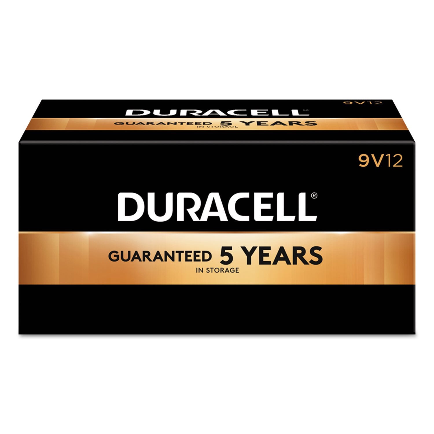 CopperTop Duracell 9V Alkaline Batteries - long lasting, all-purpose 9 Volt battery for household and business - Pack of 12