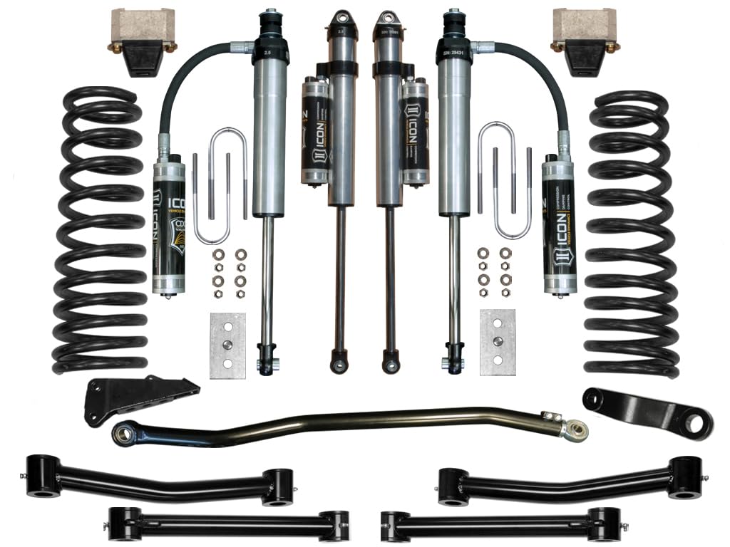 4.5" Lift Stage Suspension System Inch Ram 2500/3500, Compatible with 2000-04 Ford F250/F350 Super Duty, K214554T
