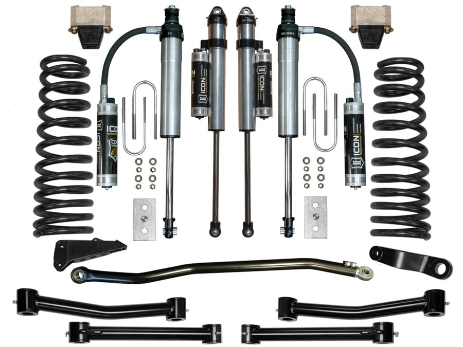 4.5" Lift Stage Suspension System Inch Ram 2500/3500, Compatible with 2000-04 Ford F250/F350 Super Duty, K214554T