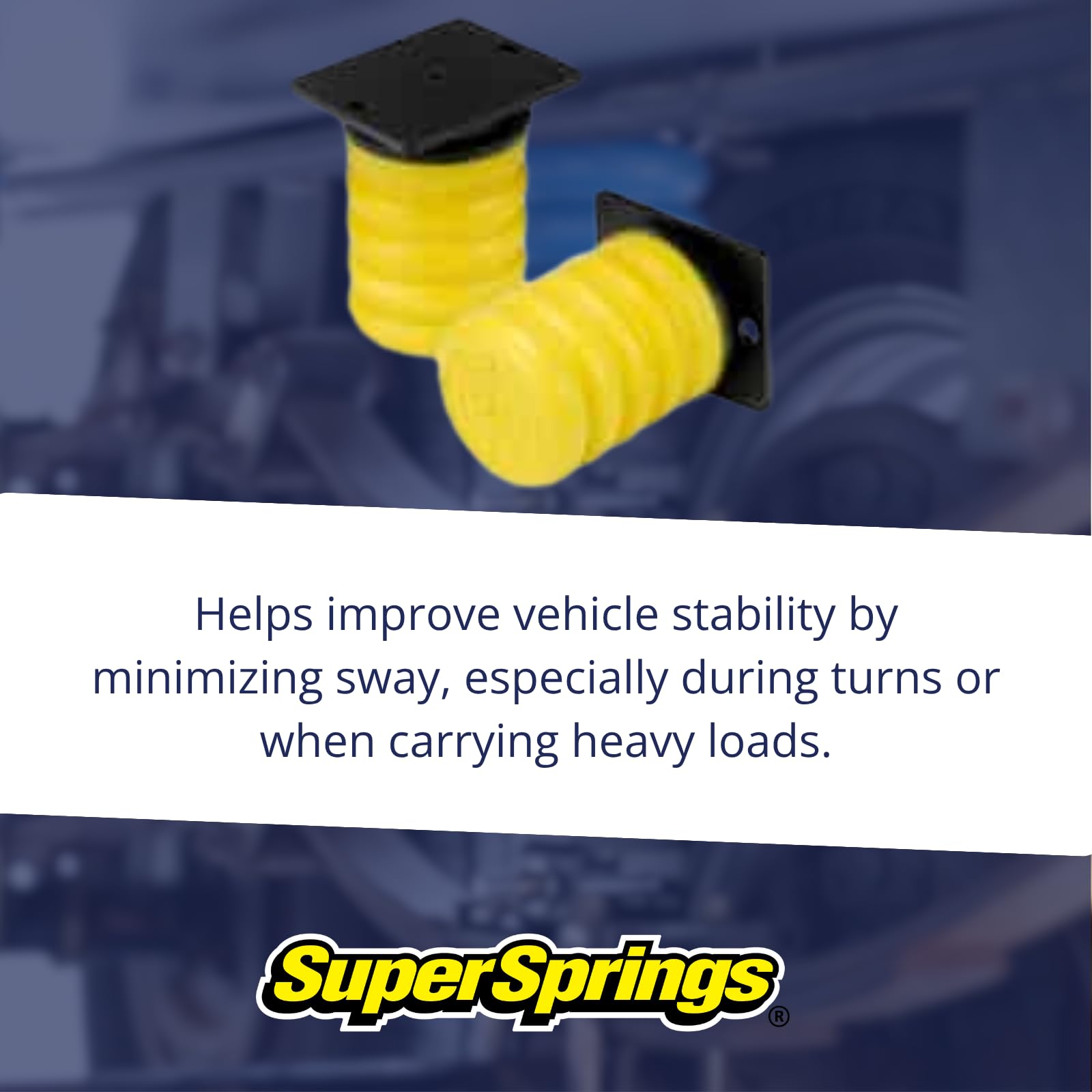 SSR-302-54 SuperSprings | Rear SumoSprings for Dodge RAM 2500|3500, Dodge RAM 4500|5500, Yellow