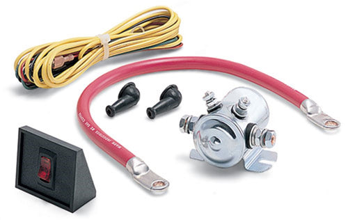 Power Interrupt Kit WARN 62132 with Battery Lead, Hardware, Solenoid, Switch and Wiring