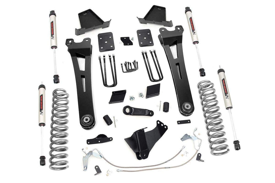 6" Rough Country Lift Kit (fits) 2011-2014 Super Duty F250 4WD Diesel | V2 Shocks | Radius Arm Suspension | 54070