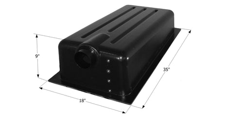 HT147ED ICON Center End Drain with 3" Spigot & 4 Level Sensors