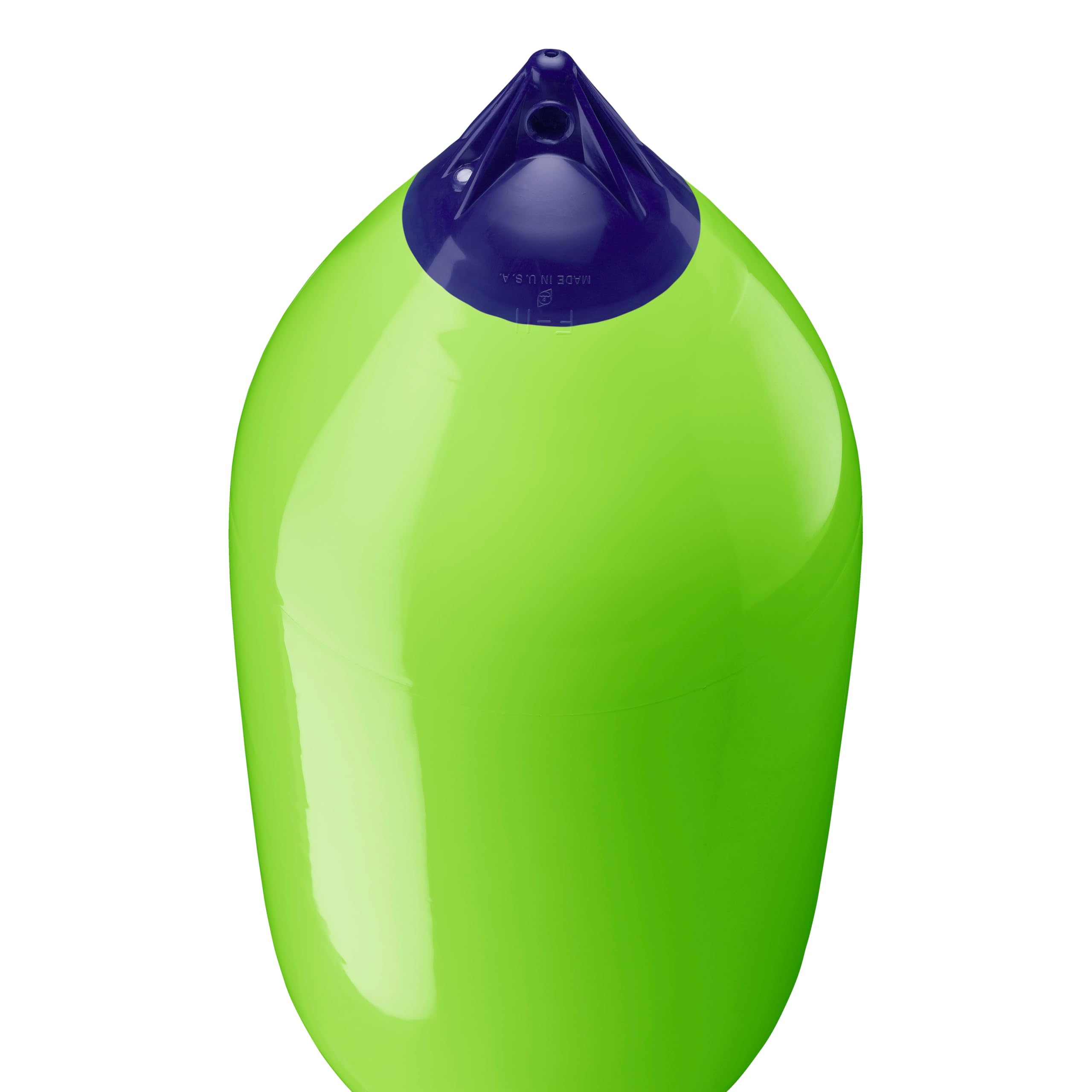 F-11 Standard Polyform Boat Fender - Blue Ropehold Lime