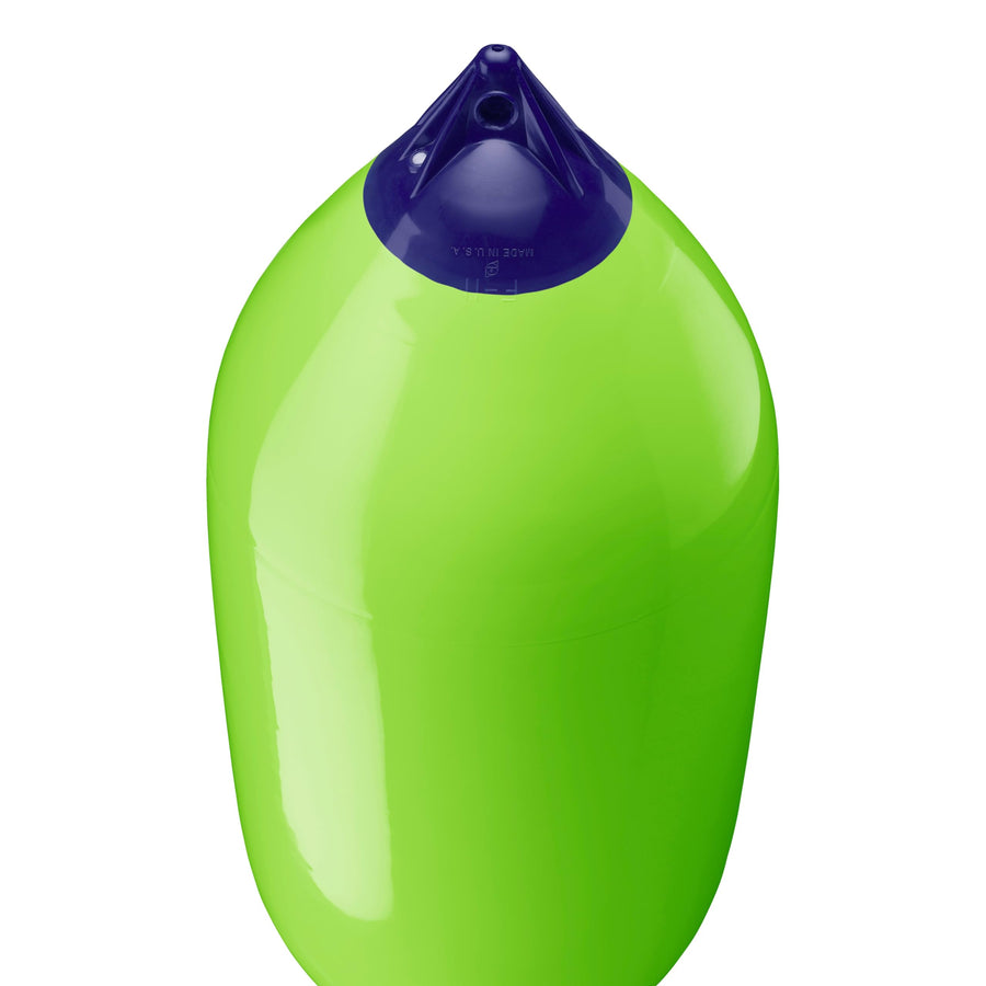 F-11 Standard Polyform Boat Fender - Blue Ropehold Lime